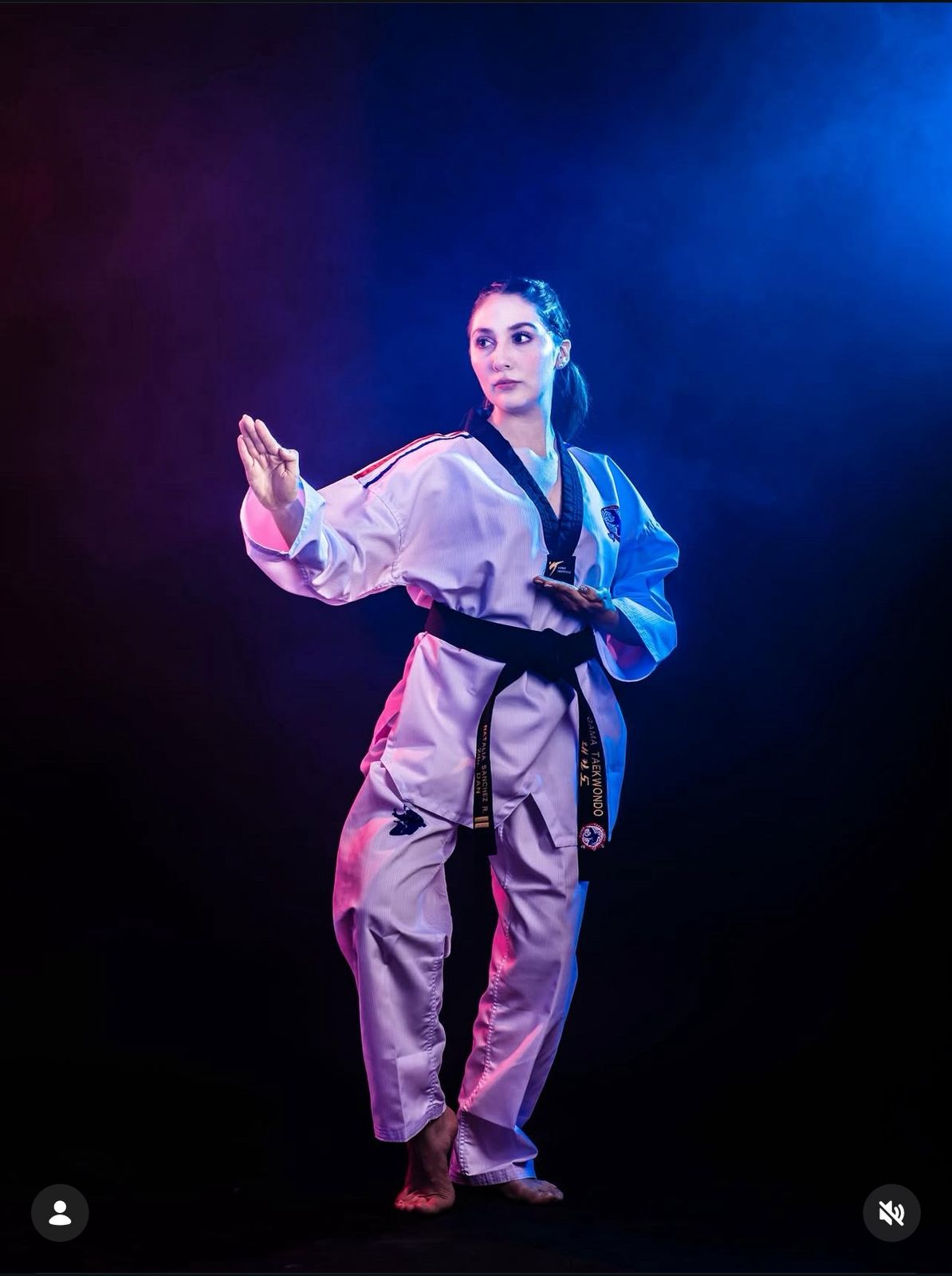 Instructora cinta negra profesional Taekwondo Monterrey