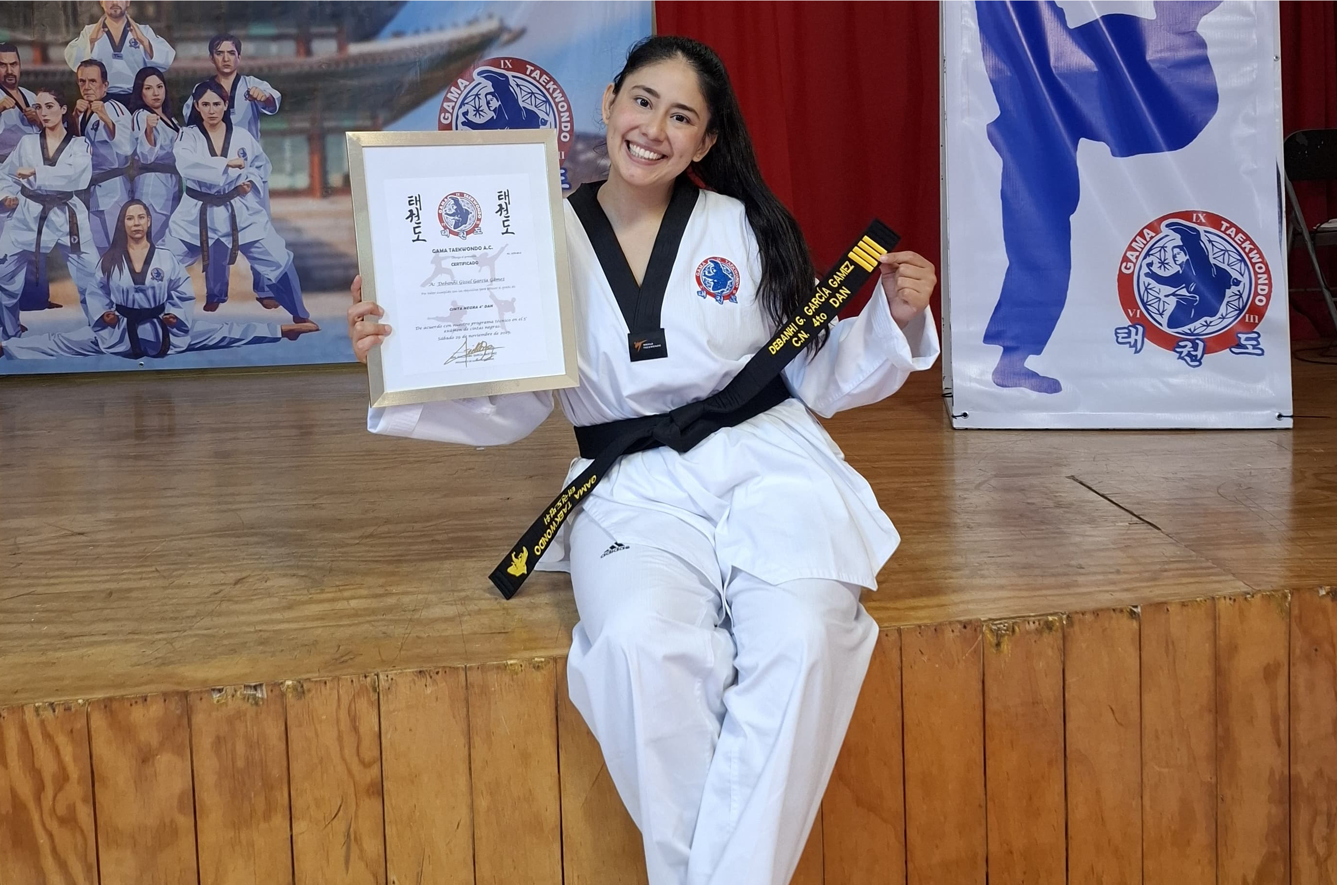 Sabonim Debanhi García - Instructora de Taekwondo